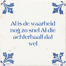 Al is de waarheid nog zo snel AI die achterhaalt dat wel - 7 keer bekeken