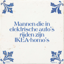 Mannen die in elektrische auto's rijden zijn IKEA-homo's - 4 keer bekeken