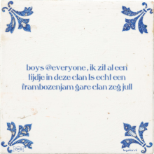 boys @everyone , ik zit al een tijdje in deze clan Is echt een frambozenjam gare clan zeg - 12 keer bekeken