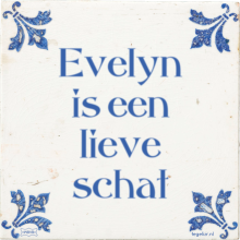 Evelyn is een lieve schat - 8 keer bekeken