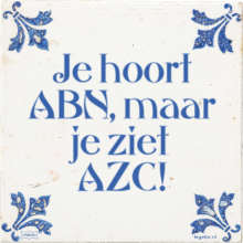 Je hoort ABN, maar je ziet AZC! - 1 keer bekeken