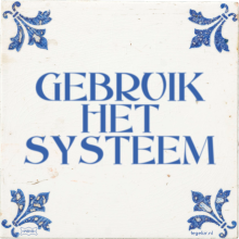 GEBRUIK HET SYSTEEM - 3 keer bekeken