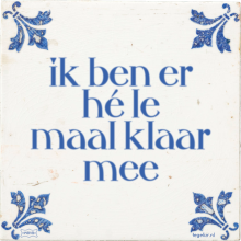 ik ben er hé le maal klaar mee - 4 keer bekeken