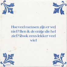 Hoeveel mensen zijn er wel niet? Ben ik de enige die het ziet? Rook eens lekker veel wiet - 1 keer bekeken