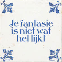 Je fantasie is niet wat het lijkt - 1 keer bekeken