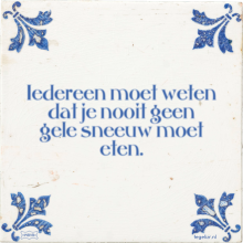 Iedereen moet weten dat je nooit geen gele sneeuw moet eten. - 5 keer bekeken