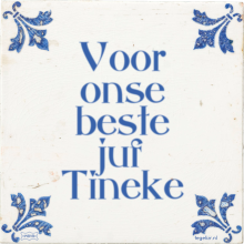 Voor onse beste juf Tineke - 1 keer bekeken