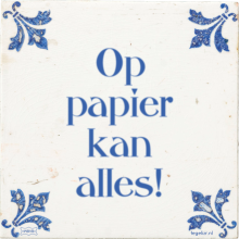 Op papier kan alles! - 1 keer bekeken