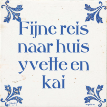 Fijne reis naar huis yvette en kai - 13 keer bekeken