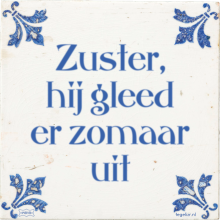 Zuster, hij gleed er zomaar uit - 12 keer bekeken