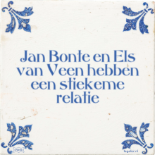 Jan Bonte en Els van Veen hebben een stiekeme relatie - 1 keer bekeken