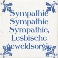 Sympathie Sympathie Sympathie, Lesbische geweldsorgie - 7 keer bekeken
