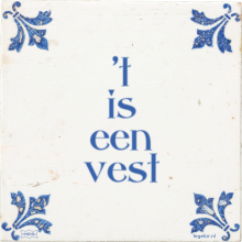 't is een vest - 36 keer bekeken