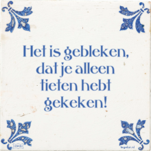 Het is gebleken, dat je alleen tieten hebt gekeken! - 16 keer bekeken