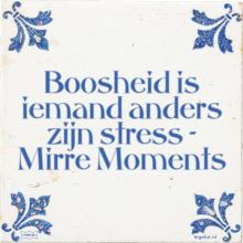 Boosheid is iemand anders zijn stress - Mirre Moments - 2 keer bekeken