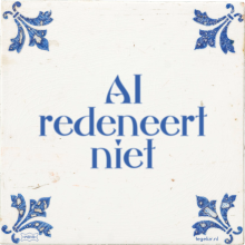 AI redeneert niet - 3 keer bekeken