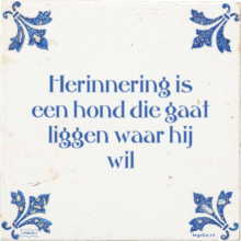 Herinnering is een hond die gaat liggen waar hij wil - 12 keer bekeken
