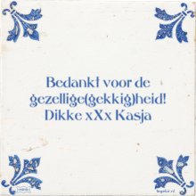 Bedankt voor de gezellige(gekkig)heid! Dikke xXx Kasja - 1 keer bekeken