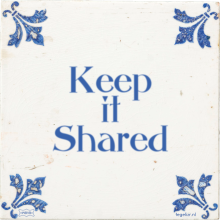 Keep it Shared - 3 keer bekeken
