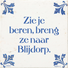 Zie je beren, breng ze naar Blijdorp. - 5 keer bekeken