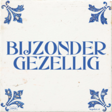 BIJZONDER GEZELLIG - 4 keer bekeken