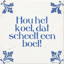 Hou het koel, dat scheelt een boel! - 4 keer bekeken