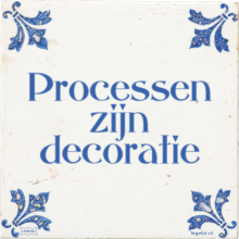 Processen zijn decoratie - 2 keer bekeken