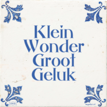 Klein Wonder Groot Geluk - 22 keer bekeken