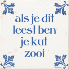 als je dit leest ben je kut zooi - 5 keer bekeken