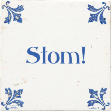 Stom! - 1 keer bekeken