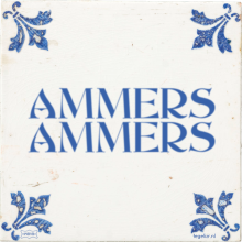 AMMERS AMMERS - 1 keer bekeken