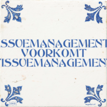 ISSUEMANAGEMENT VOORKOMT TISSUEMANAGEMENT - 1 keer bekeken