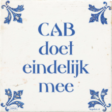CAB doet eindelijk mee - 2 keer bekeken