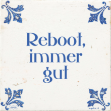 Reboot, immer gut - 1 keer bekeken