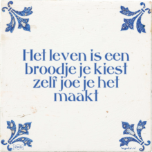 Het leven is een broodje je kiest zelf joe je het maakt - 1 keer bekeken