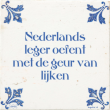 Nederlands leger oefent met de geur van lijken - 1 keer bekeken