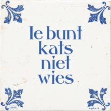 Ie bunt kats niet wies - 6 keer bekeken