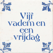 Vijf vadem en een vrijdag - 5 keer bekeken