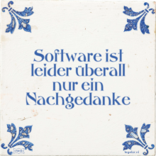 Software ist leider überall nur ein Nachgedanke - 4 keer bekeken