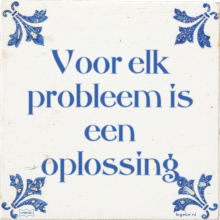 Voor elk probleem is een oplossing - 5 keer bekeken