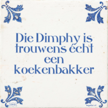 Die Dimphy is trouwens écht een koekenbakker - 2 keer bekeken