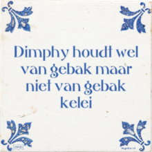 Dimphy houdt wel van gebak maar niet van gebak kelei - 3 keer bekeken