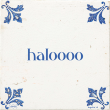 haloooo - 6 keer bekeken