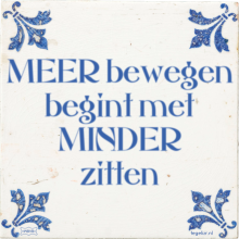 MEER bewegen begint met MINDER zitten - 3 keer bekeken
