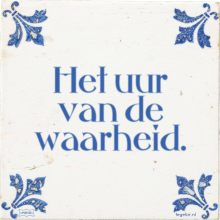 Het uur van de waarheid. - 1 keer bekeken