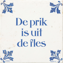 De prik is uit de fles - 1 keer bekeken