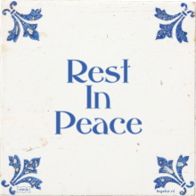 Rest In Peace - 4 keer bekeken