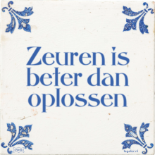 Zeuren is beter dan oplossen - 12 keer bekeken