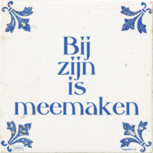 Bij zijn is meemaken - 1 keer bekeken