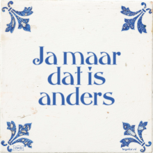 Ja maar dat is anders - 4 keer bekeken